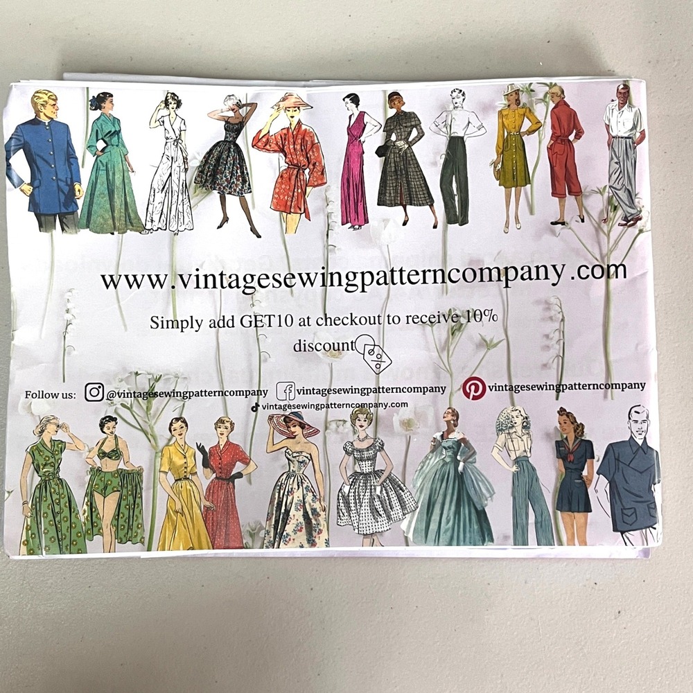 Vintage Sewing Pattern Co‎ 8505 Caftan MuuMuu New Uncut Heavy Paper Misses S-L